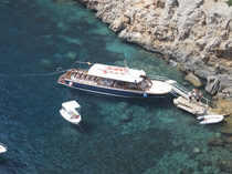 Barcos Azules in der Calobra.