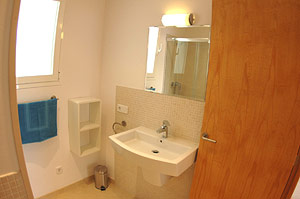 The bathroom (identical in both apartments).