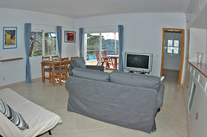 Living area of Apartment Ponent.