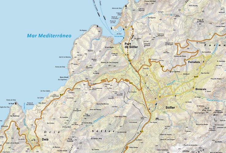Fincas Mallorca  Map of Mallorca