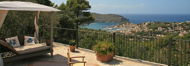 The wonderful Casita Vista Bahía, above of Port de Sóller